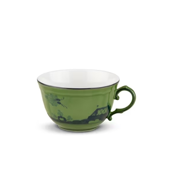 Tazza Tè Oriente Italiano Malachite Ginori 1735 Teebecher