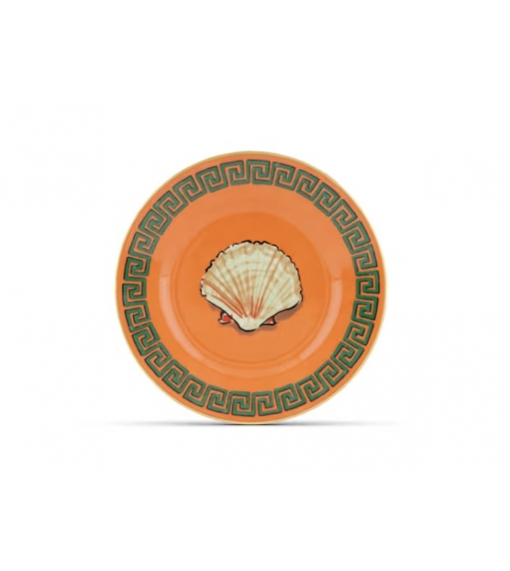 Piatto Pane Il Viaggio di Nettuno Rock Orange Ginori 1735