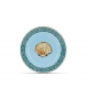 Piatto Pane Il Viaggio di Nettuno Sea Blue Ginori 1735