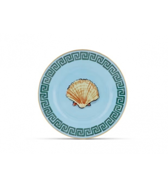 Piatto Pane Il Viaggio di Nettuno Sea Blue Ginori 1735