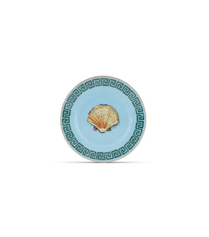 Piatto Pane Il Viaggio di Nettuno Sea Blue Ginori 1735 Assiette
