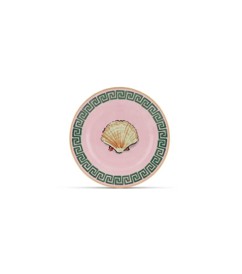 Piatto Pane Il Viaggio di Nettuno Pink Ginori 1735 Plate