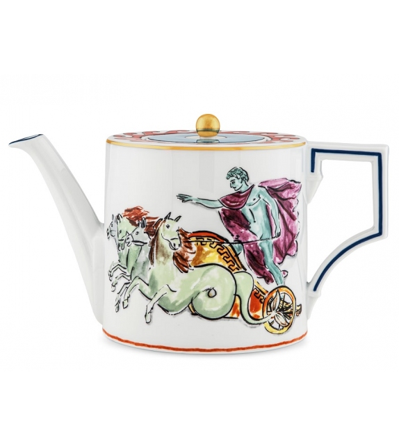 Teiera con Coperchio Il Viaggio di Nettuno Ginori 1735 Teapot