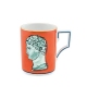 Tazza Il Viaggio di Nettuno Red Coral Ginori 1735 Becher