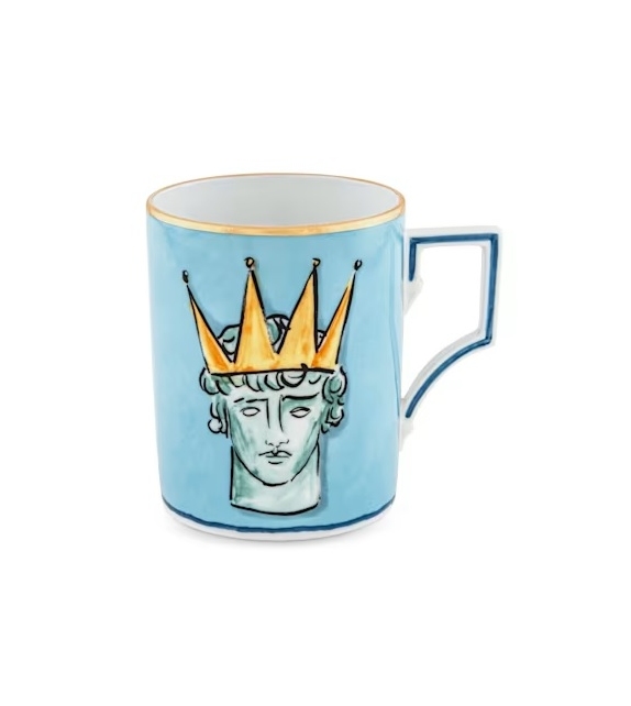 Tazza Il Viaggio di Nettuno Sea Blue Ginori 1735 Mug