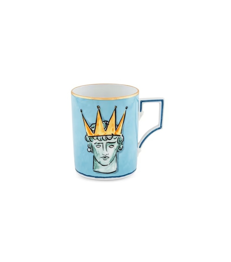 Tazza Il Viaggio di Nettuno Sea Blue Ginori 1735 Tasse