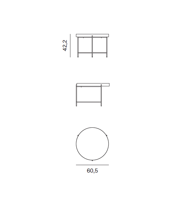 Prêt pour l'expédition - Globe Novamobili Table Basse