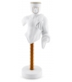 LCDC L'Amante Pure White Ginori 1735 Kerzenständer-Statue