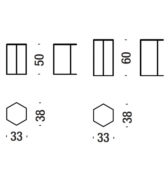 Hexxed Table Basse Diesel with Moroso