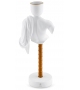 LCDC L'Amante Pure White Ginori 1735 Statua Portacandele