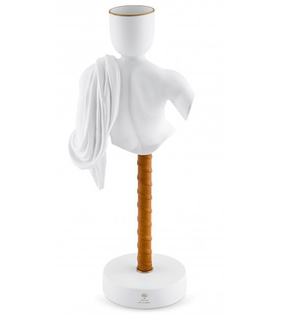 LCDC L'Amante Pure White Ginori 1735 Statua Portacandele