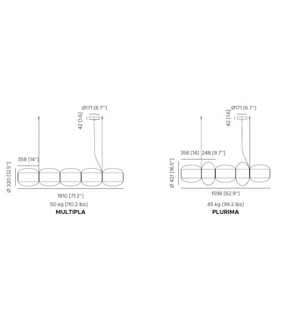 Alma Contardi Chandelier