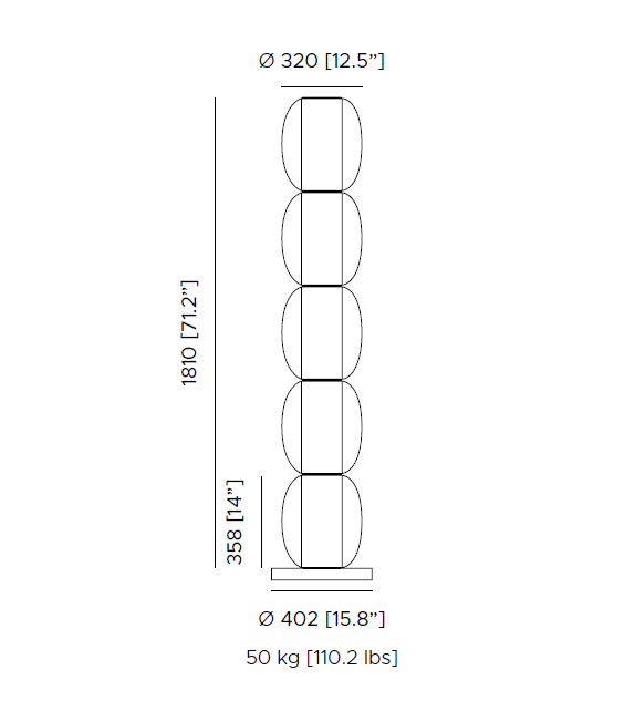 Alma Contardi Lámpara de Pie