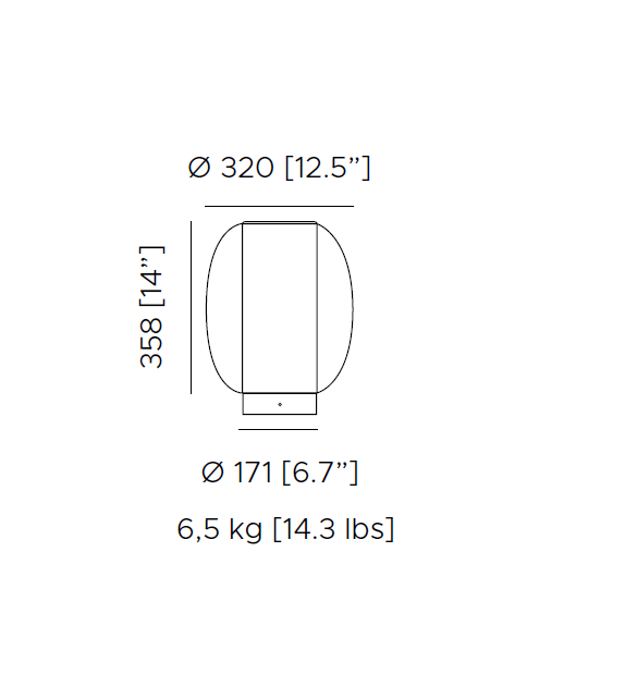 Alma Contardi Lampada da Tavolo