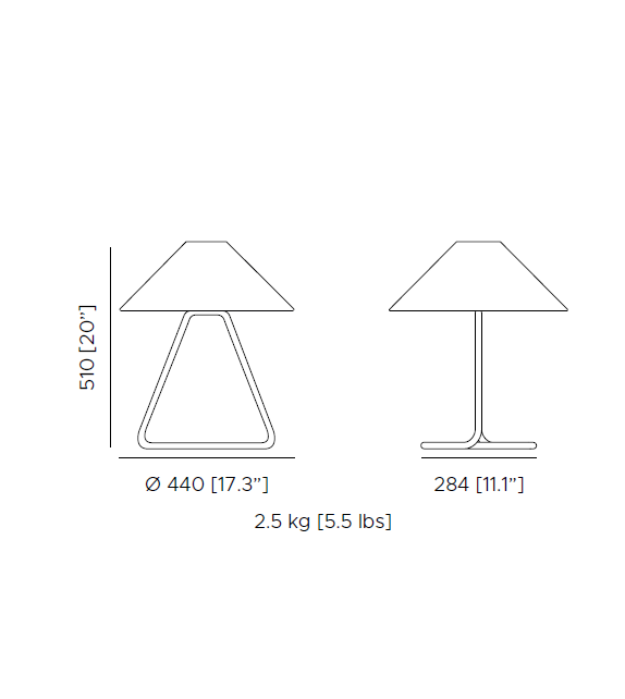 Hat Contardi Table Lamp