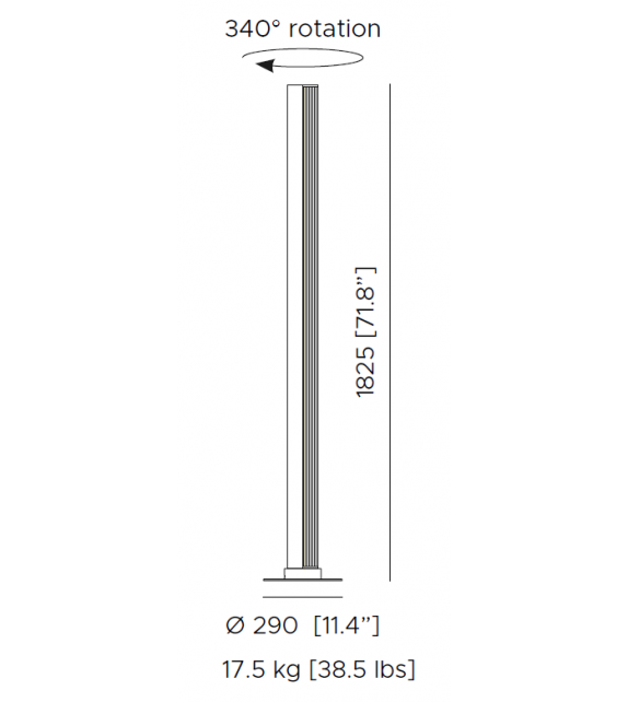 Stick Contardi Lampada da Terra