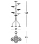 400 Albero Zanotta Blumenstand