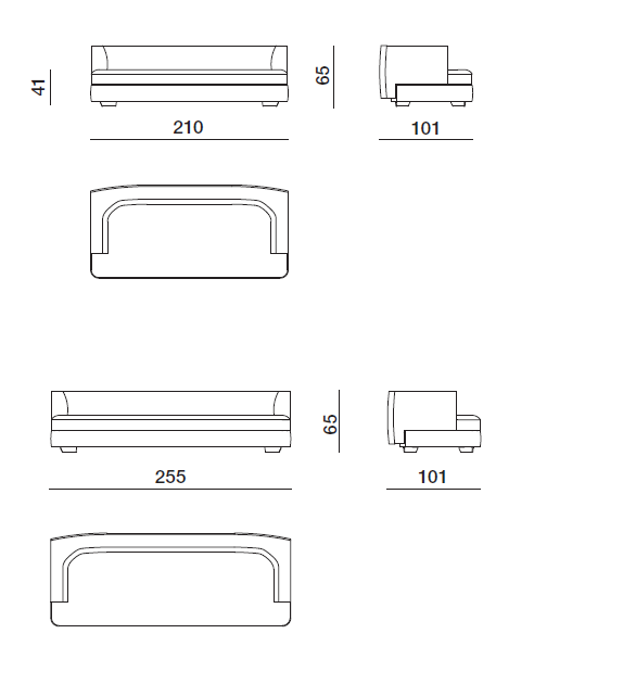 Edmond Molteni&C Sofa