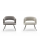 Alma Flexform Butaca Lounge con Base de Aluminio