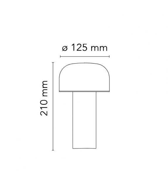 Listo para entregar - Bellhop Tunable Flos Lámpara de Mesa