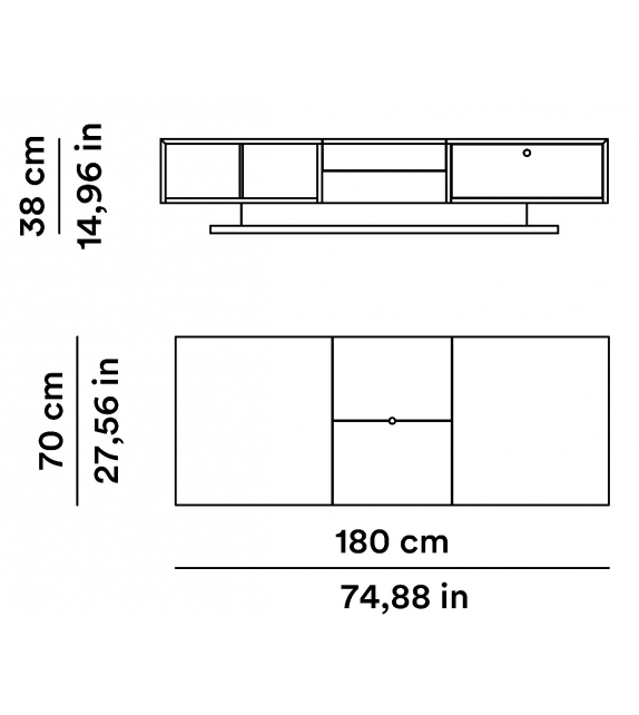 Core Tacchini Meuble Bar