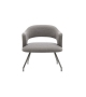 Alma Flexform Lounge Armchair with Aluminium Base
