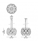Ortensia Porada Suspension Lamp