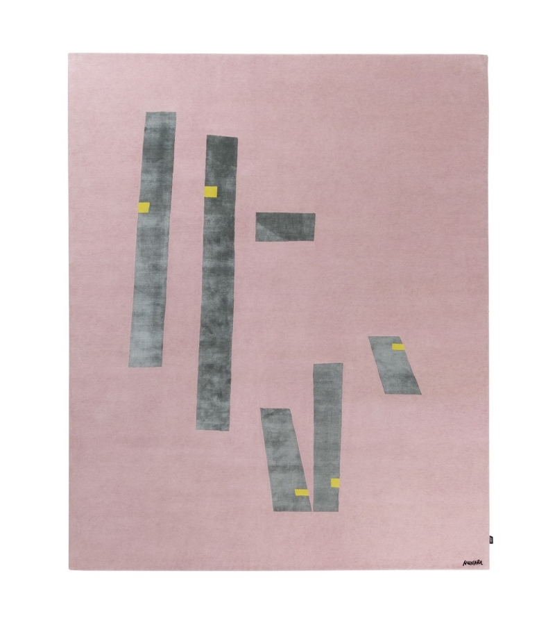 Macchine Inutili Pink Amini Rug