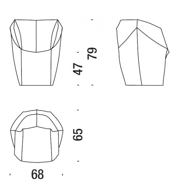 M.a.s.s.a.s. Small Armchair Moroso