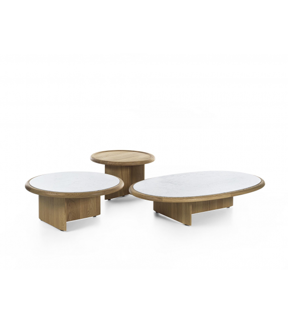 Suiseki Marble Riva 1920 Side Table