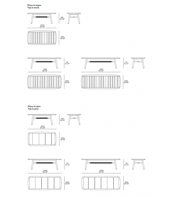 Curve Poliform Outdoor Table