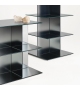 Cartesio Glas Italia Bücherregal