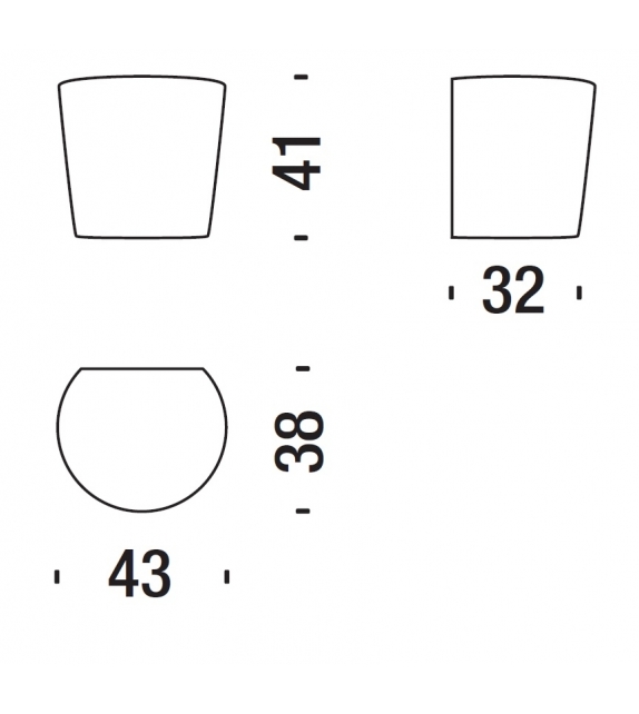 Saruyama Giro Pouf Moroso