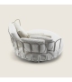 Margherì Flexform Canapé Rond