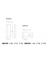 Remis Glas Italia Specchio Contenitore
