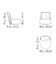Everett Outdoor Flexform Butaca