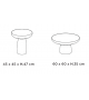 Olo Glass Mogg Table D'Appoint