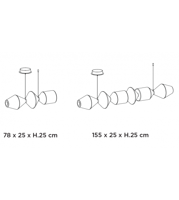 Costantina Opal Mogg Suspension Horizontale