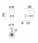 Nocturne Cone Flos Wall Lamp