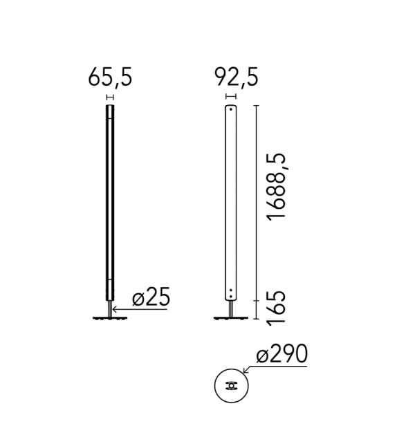 Seki-Han Flos Floor Lamp