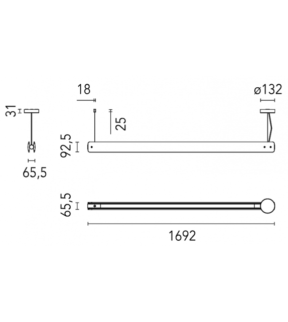 Seki-Han Flos Pendant Lamp
