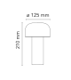 Bellhop Unplugged Flos Table Lamp