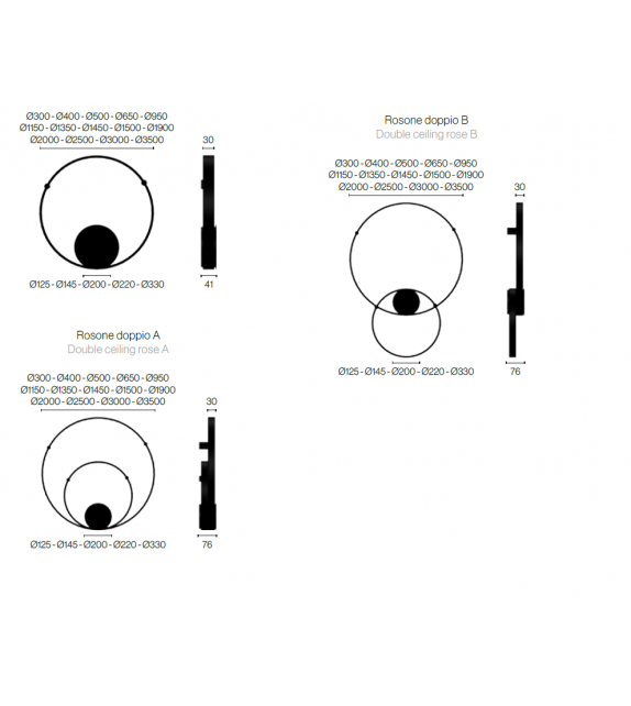 Rings Zava Ceiling/Wall Lamp