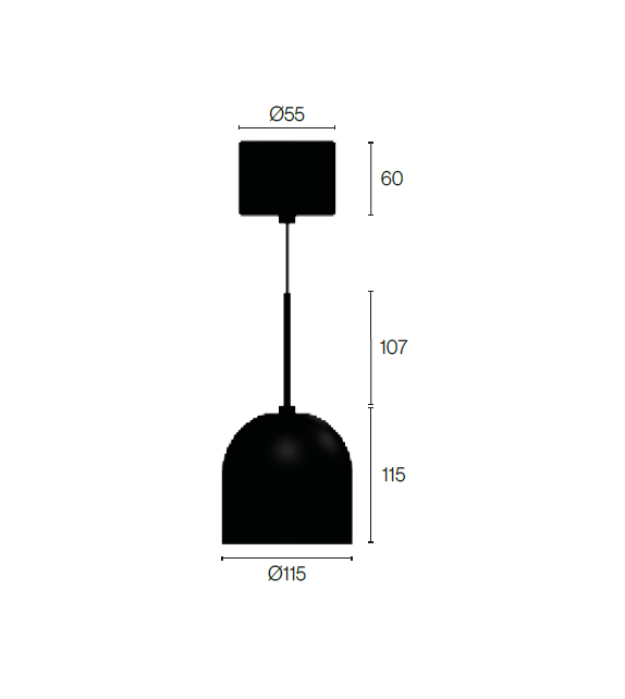 Cono 1 Zava Suspension Lamp