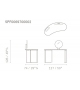 Stock’n Roll Poltrona Frau Home Desk / Vanity Desk