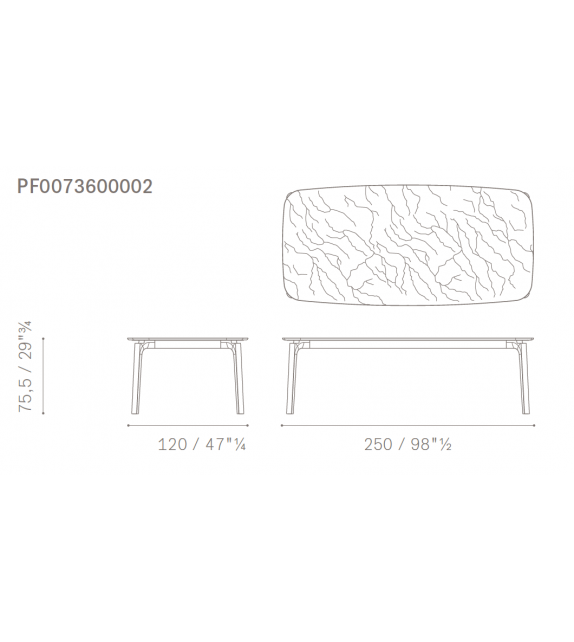 Ready for shipping - Abigail Poltrona Frau Table