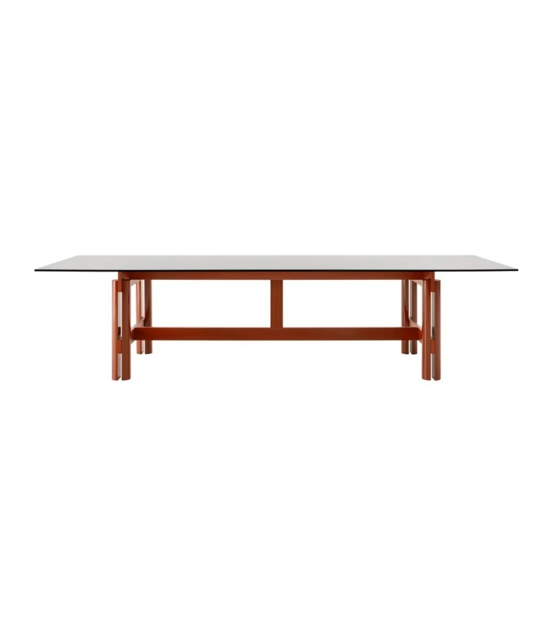 Abaco B&B Italia Table with Glass Top