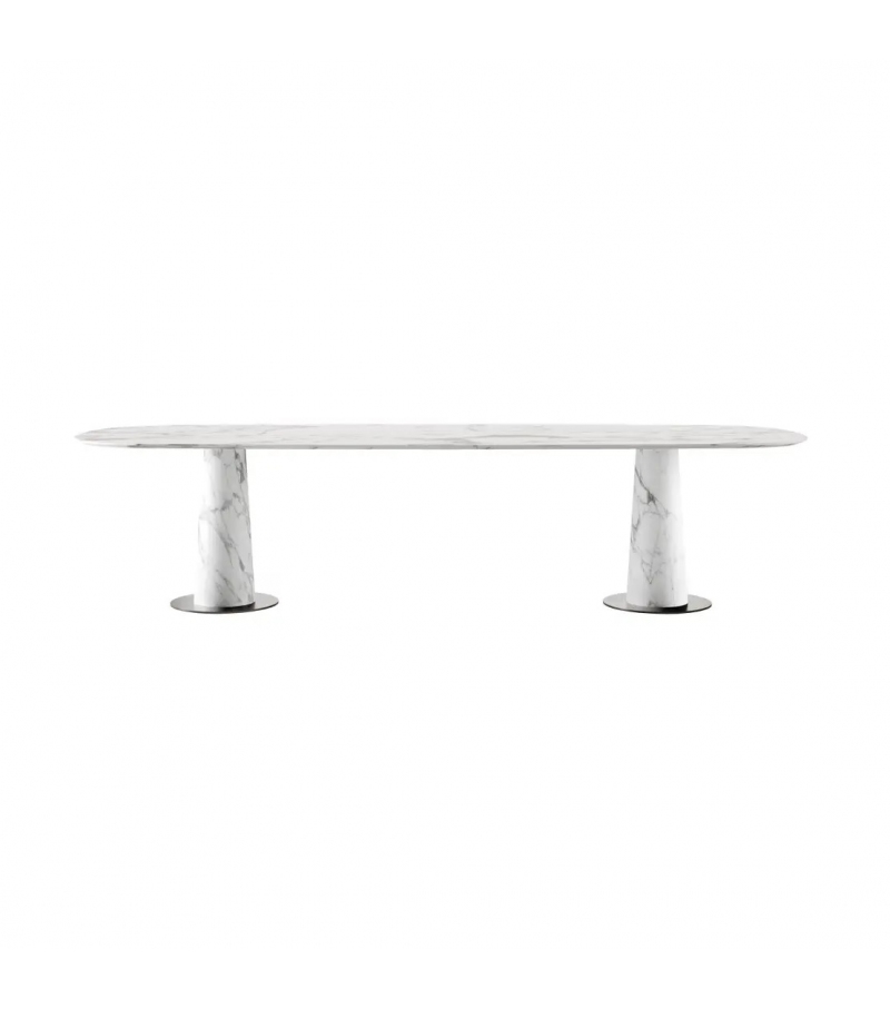 Kalystrus Maxalto Elliptical Table with Marble Top
