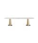 Kalystrus Maxalto Table Elliptique avec Plateau en Marbre