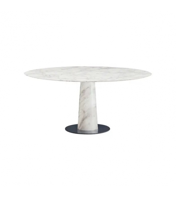 Kalystrus Maxalto Table Elliptique avec Plateau en Marbre